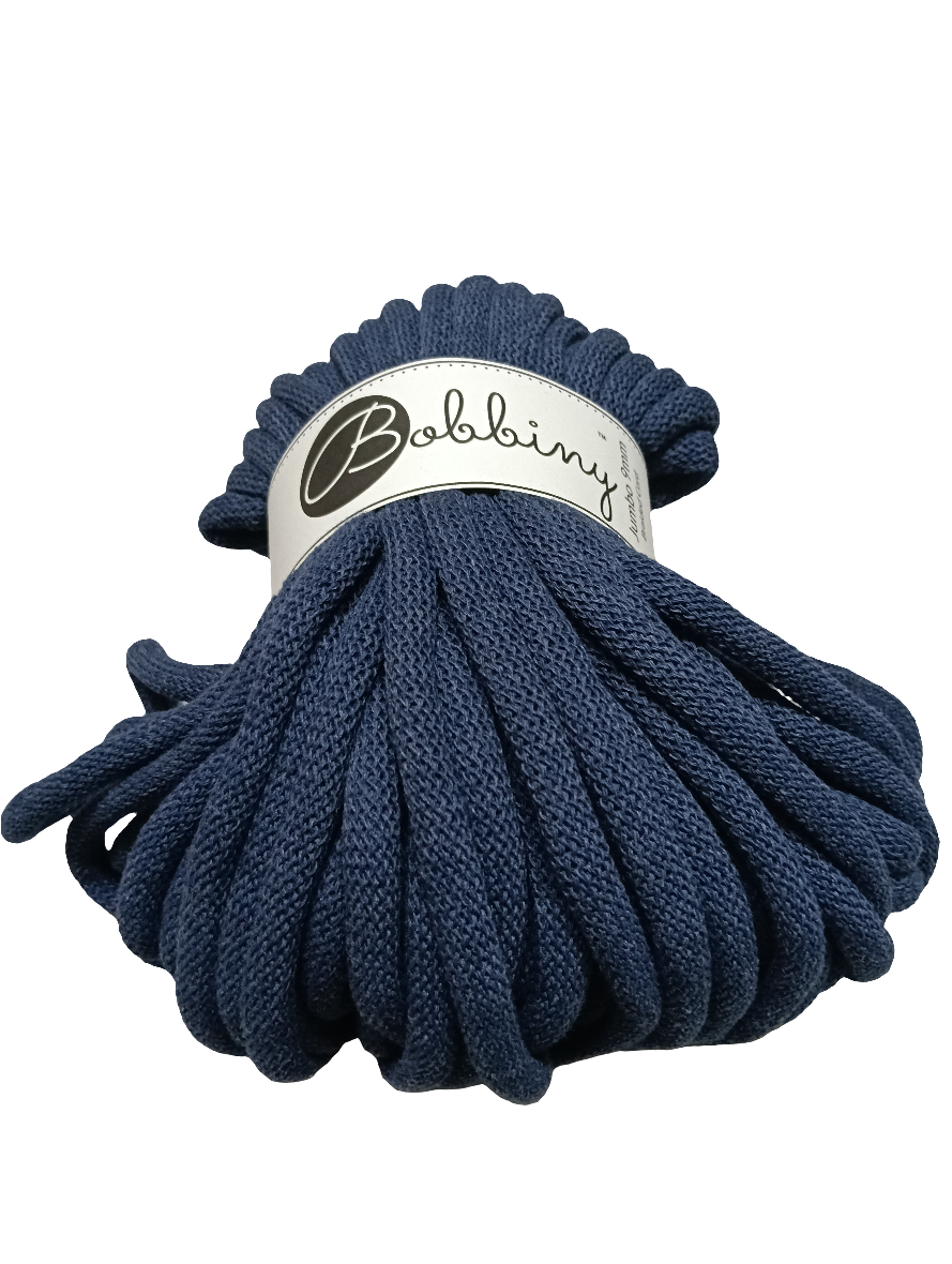 BOBBINY JUMBO FILATO IN CORDA DA 9 MM PER 30 METRI PER BORSE, CESTE, TAPPETI,FASCIATOI E CULLE PER BAMBINI