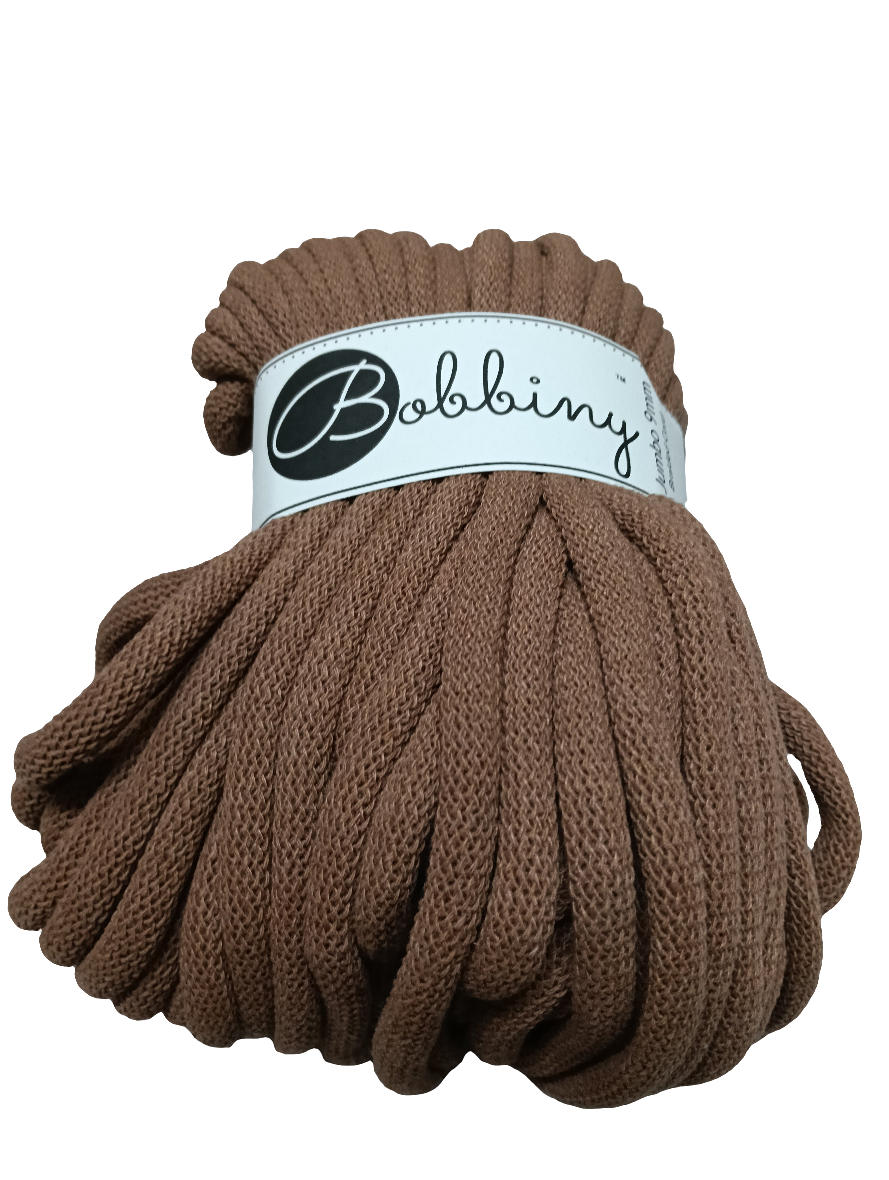 BOBBINY JUMBO FILATO IN CORDA DA 9 MM PER 30 METRI PER BORSE, CESTE, TAPPETI,FASCIATOI E CULLE PER BAMBINI