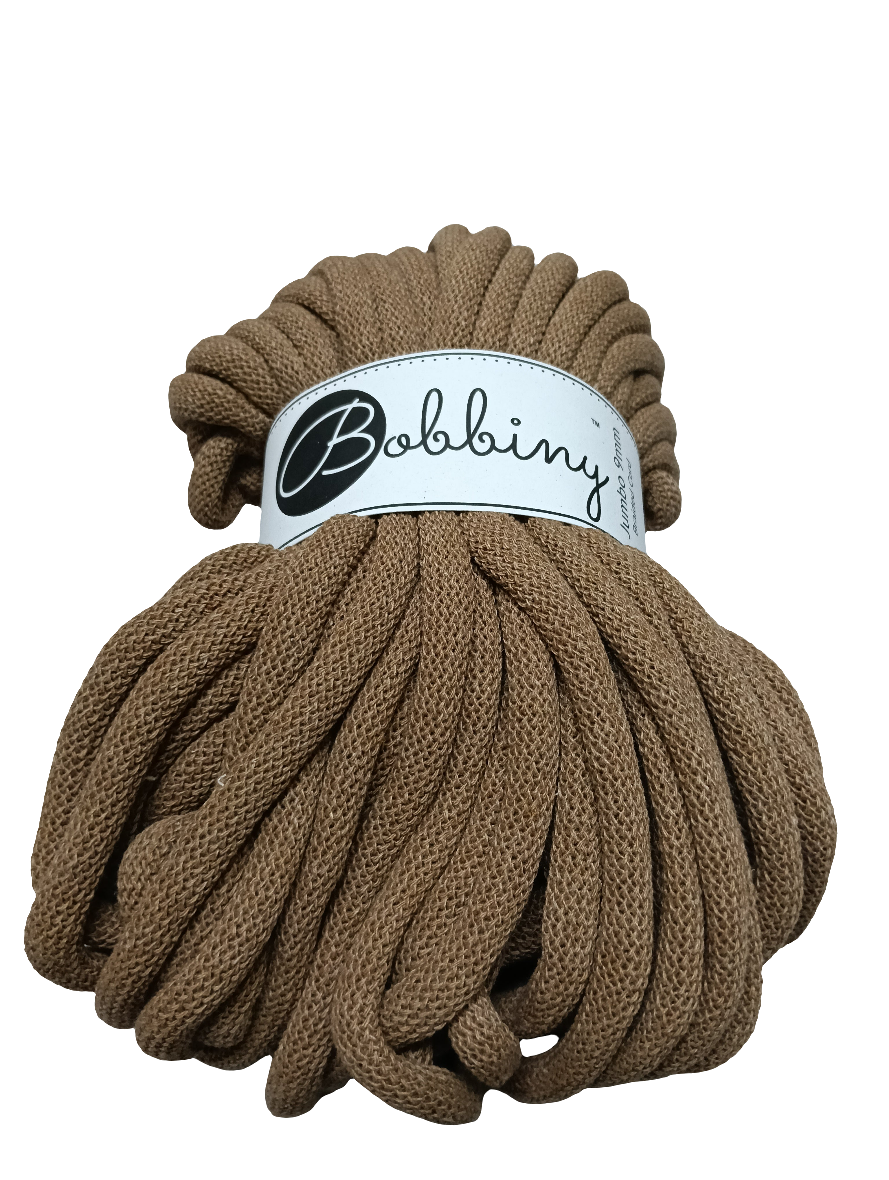 BOBBINY JUMBO FILATO IN CORDA DA 9 MM PER 30 METRI PER BORSE, CESTE, TAPPETI,FASCIATOI E CULLE PER BAMBINI