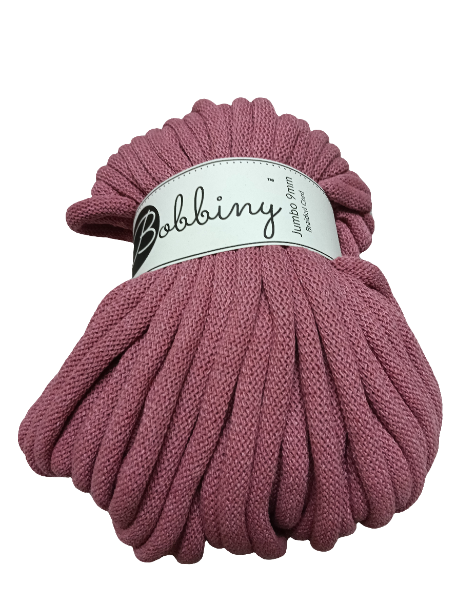 BOBBINY JUMBO FILATO IN CORDA DA 9 MM PER 30 METRI PER BORSE, CESTE, TAPPETI,FASCIATOI E CULLE PER BAMBINI