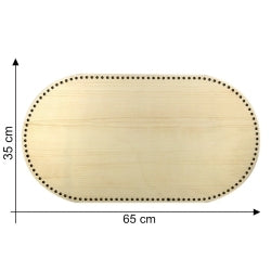 BASE IN LEGNO PER CULLE 35X65