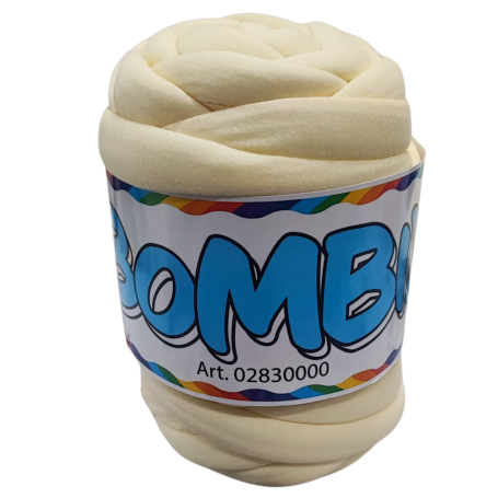 BOMBIX-MASHMELLOW GOMITOLONE DA 500 GR PER 20 METRI PER REALIZZARE UNA BORSA CON LE MANI