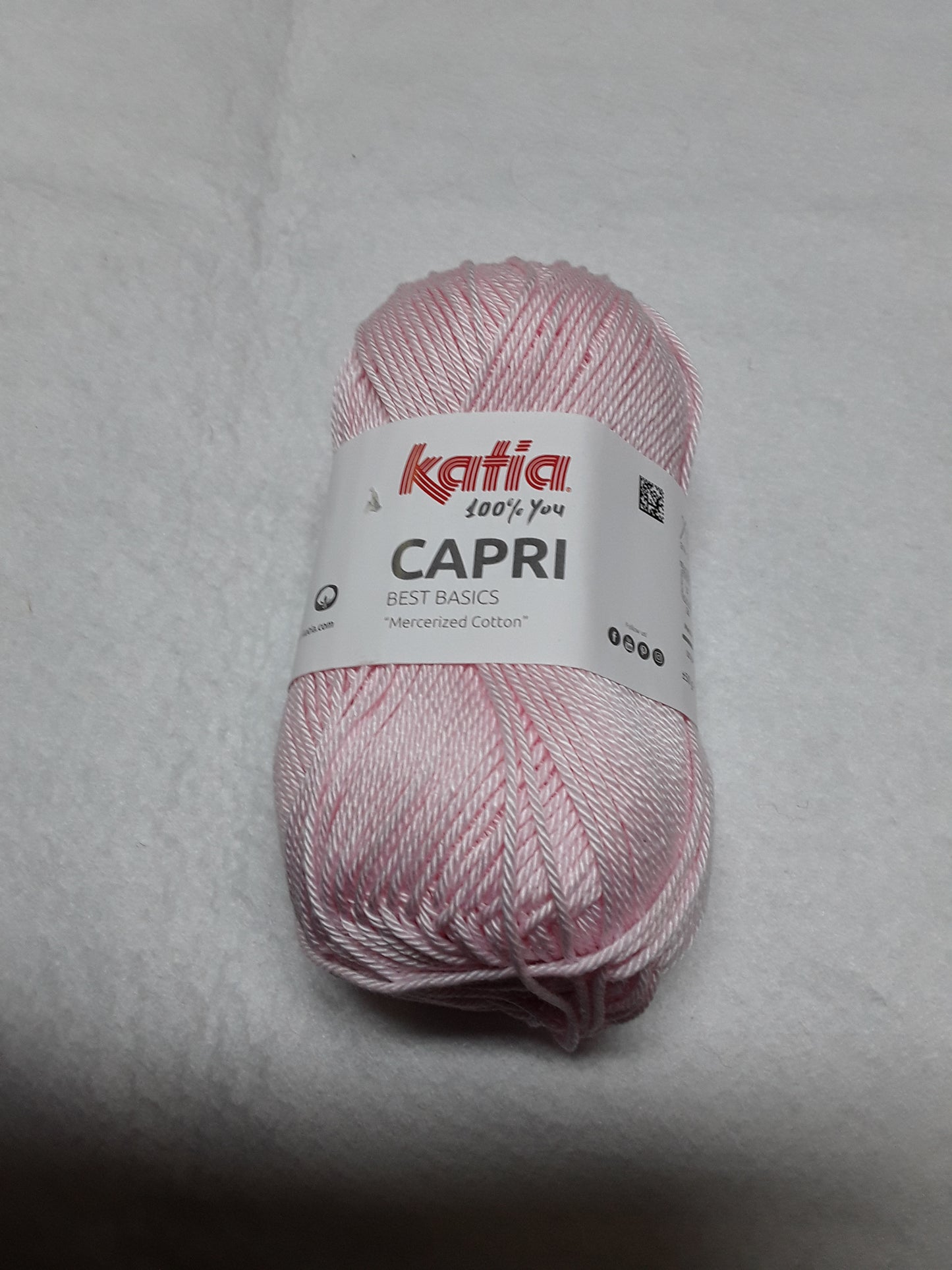 COTONE CAPRI KATIA 100% COTONE MERCERIZZATO DA 50 GR PER 125 METRI