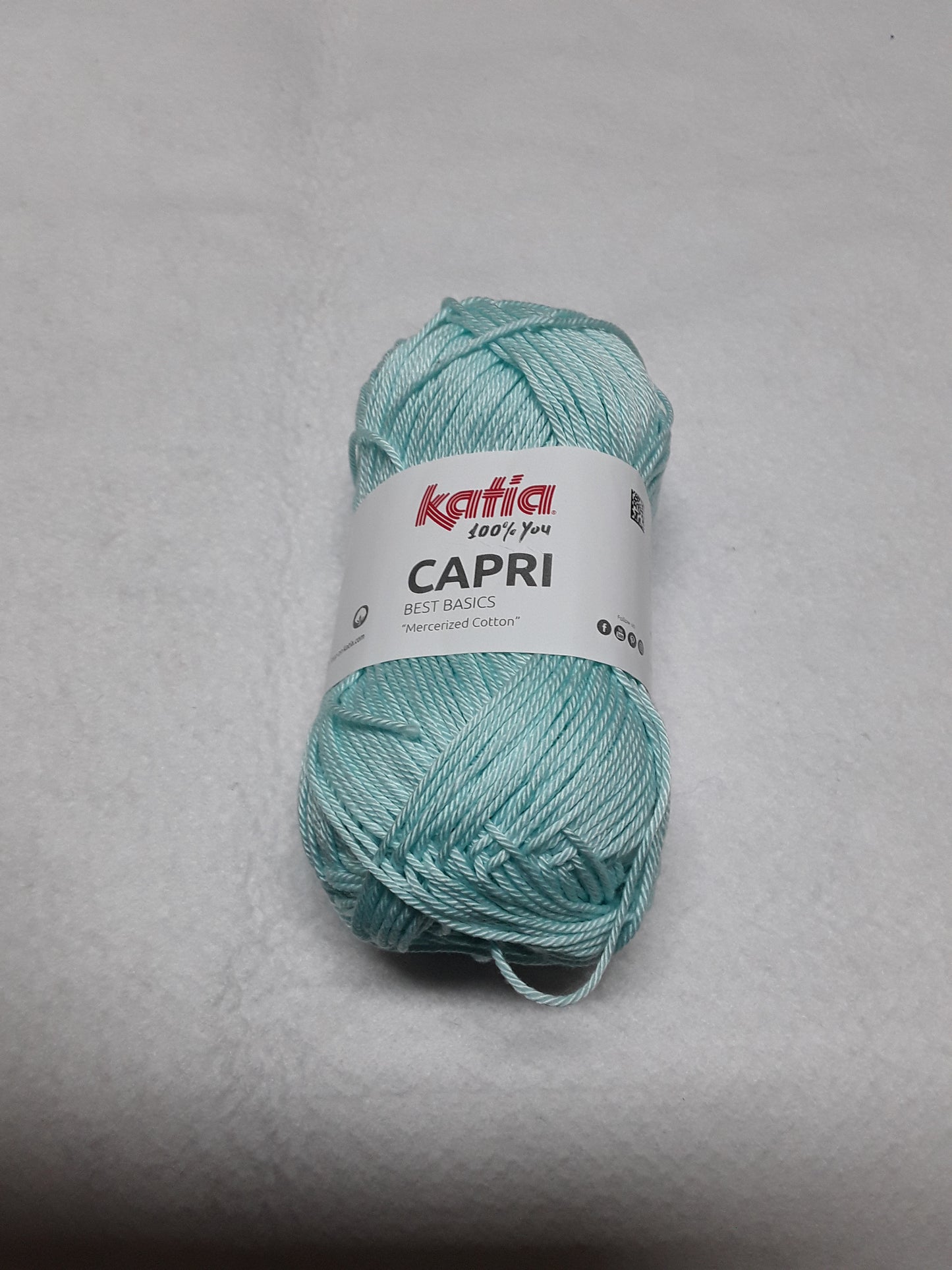 COTONE CAPRI KATIA 100% COTONE MERCERIZZATO DA 50 GR PER 125 METRI
