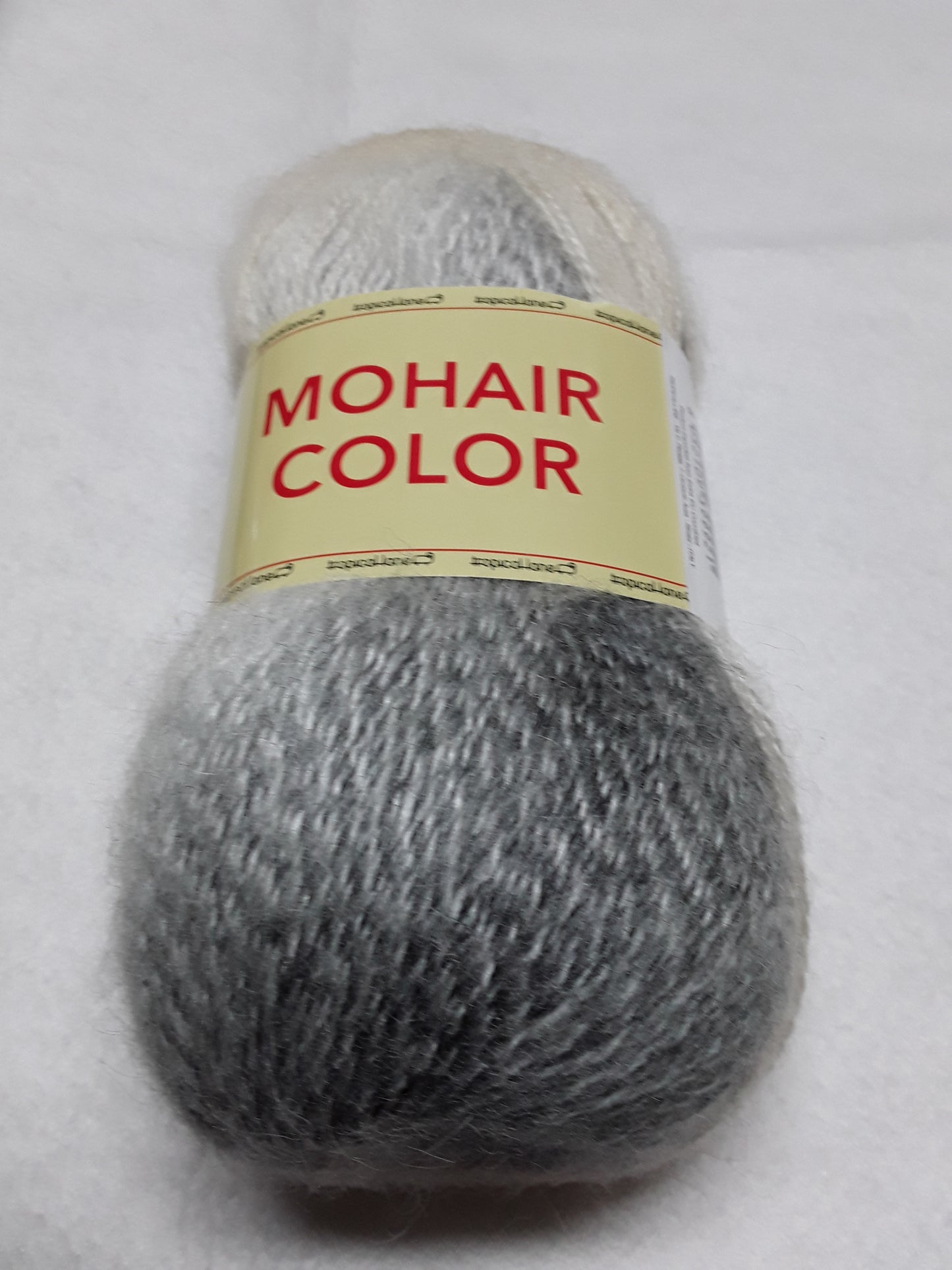 MOHAIR COLOR 7% Kid Mohair - 13% Lana Merinos - 80% Microfibra Filato in Gomitolo da 100 gr Lunghezza: 500 m.