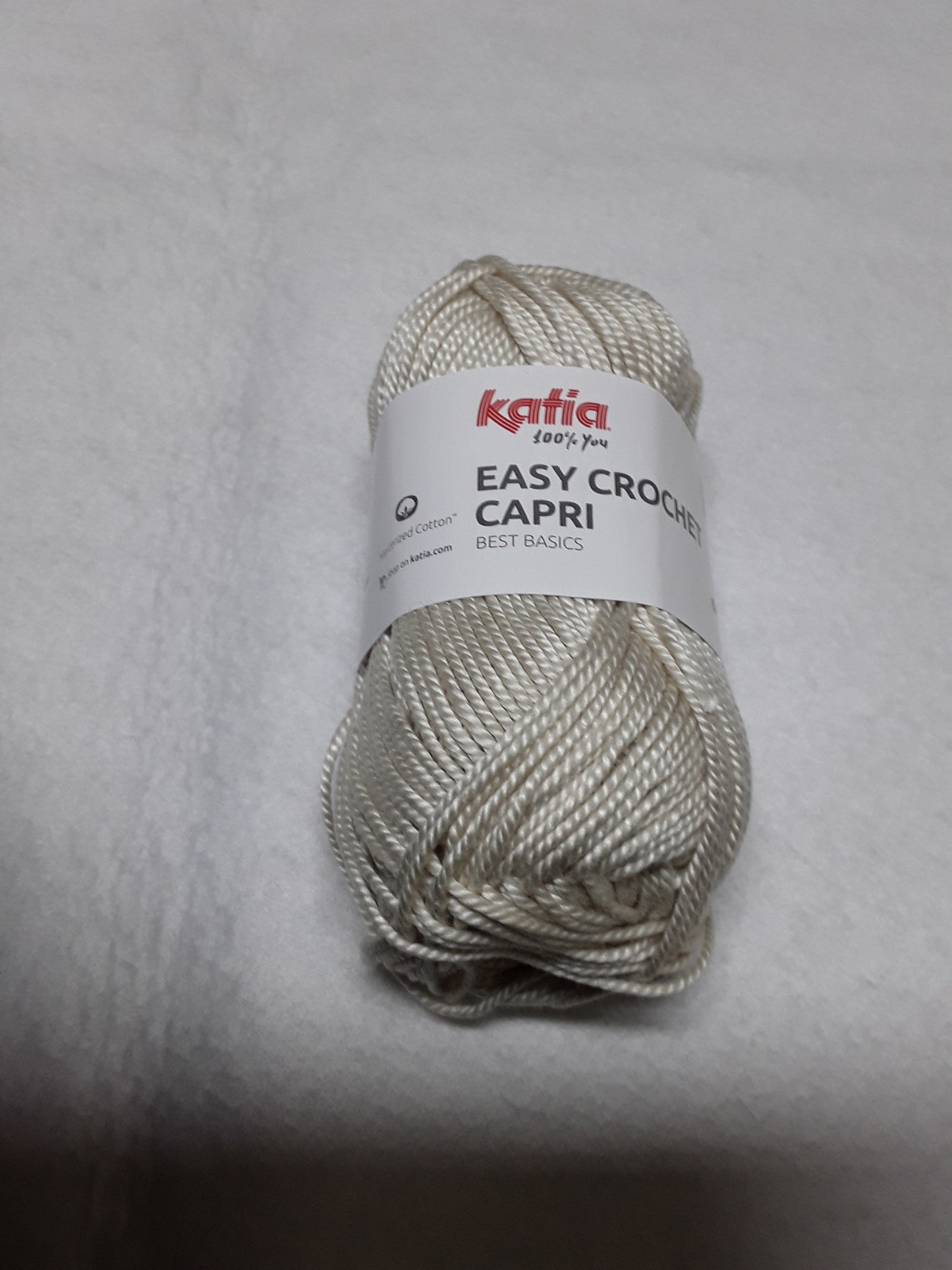 EASY CROCHET CAPRI KATIA 50 GR METRI 85 SI LAVORA CON UNCINETTO 4,5/5 E FERRI 4 /4,5