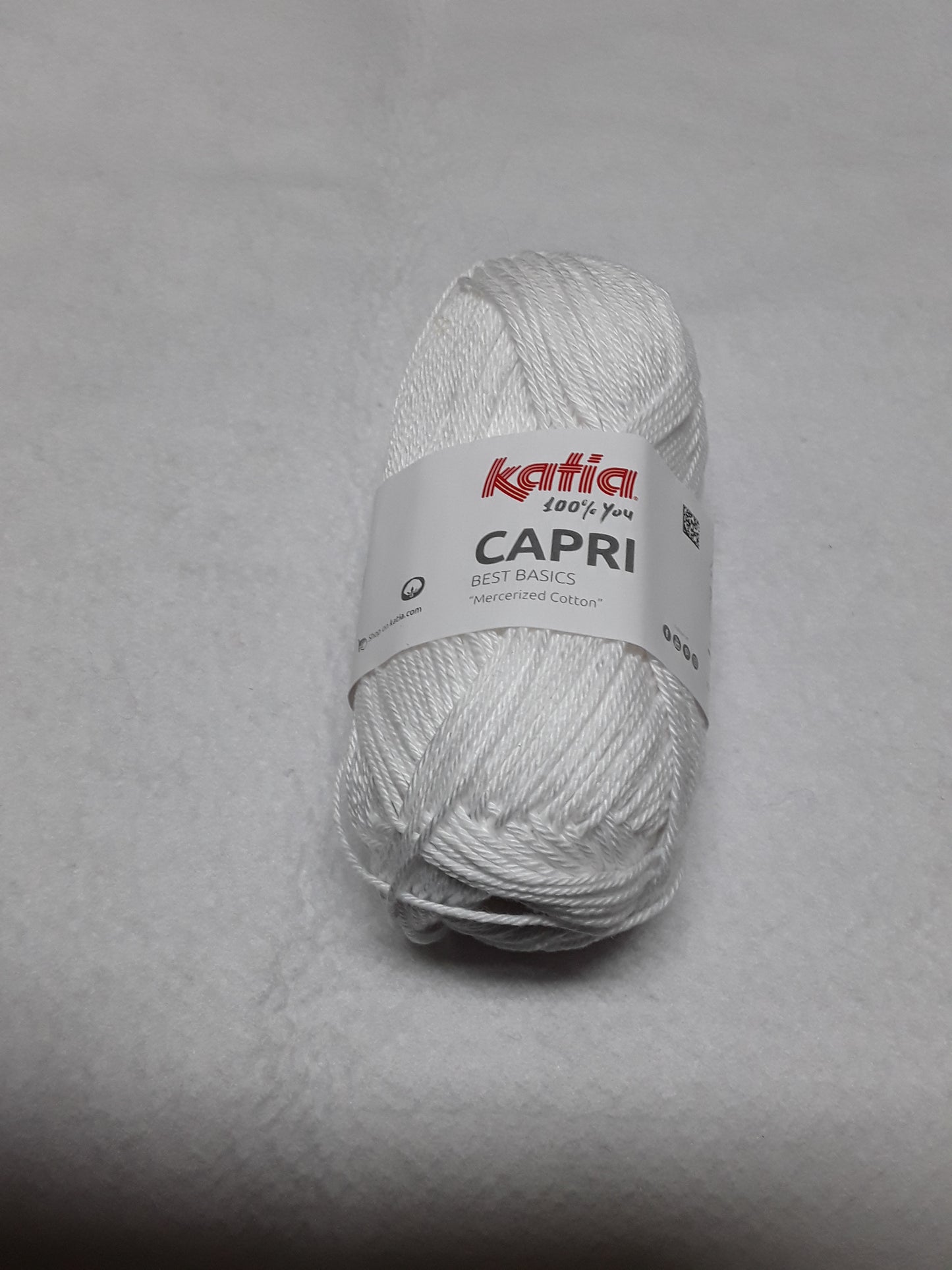 COTONE CAPRI KATIA 100% COTONE MERCERIZZATO DA 50 GR PER 125 METRI