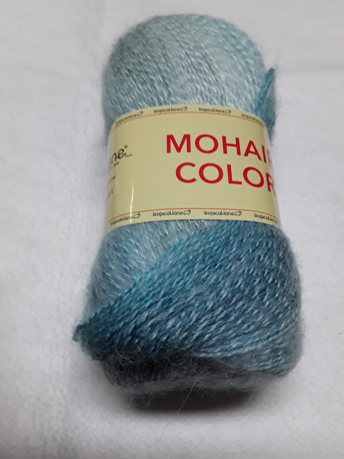 MOHAIR COLOR 7% Kid Mohair - 13% Lana Merinos - 80% Microfibra Filato in Gomitolo da 100 gr Lunghezza: 500 m.
