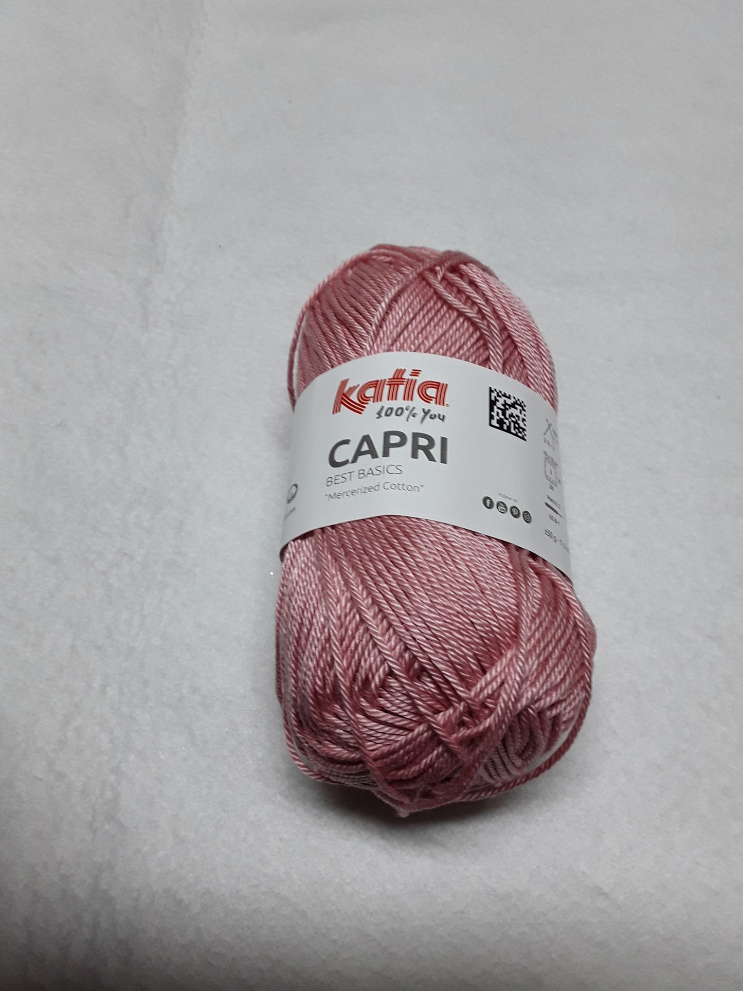 COTONE CAPRI KATIA 100% COTONE MERCERIZZATO DA 50 GR PER 125 METRI