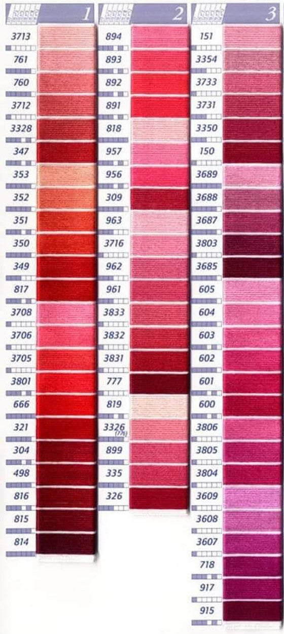 COTONE DA RICAMO DMC 1-2-3