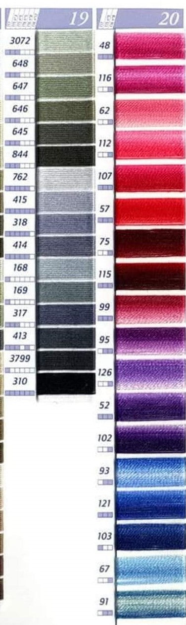 COTONE DA RICAMO DMC 19-20
