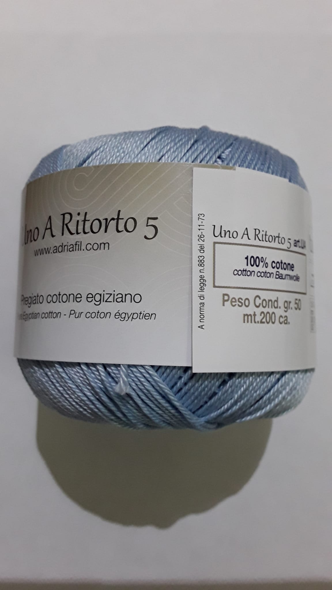 COTONE EGIZIANO UNO A 5