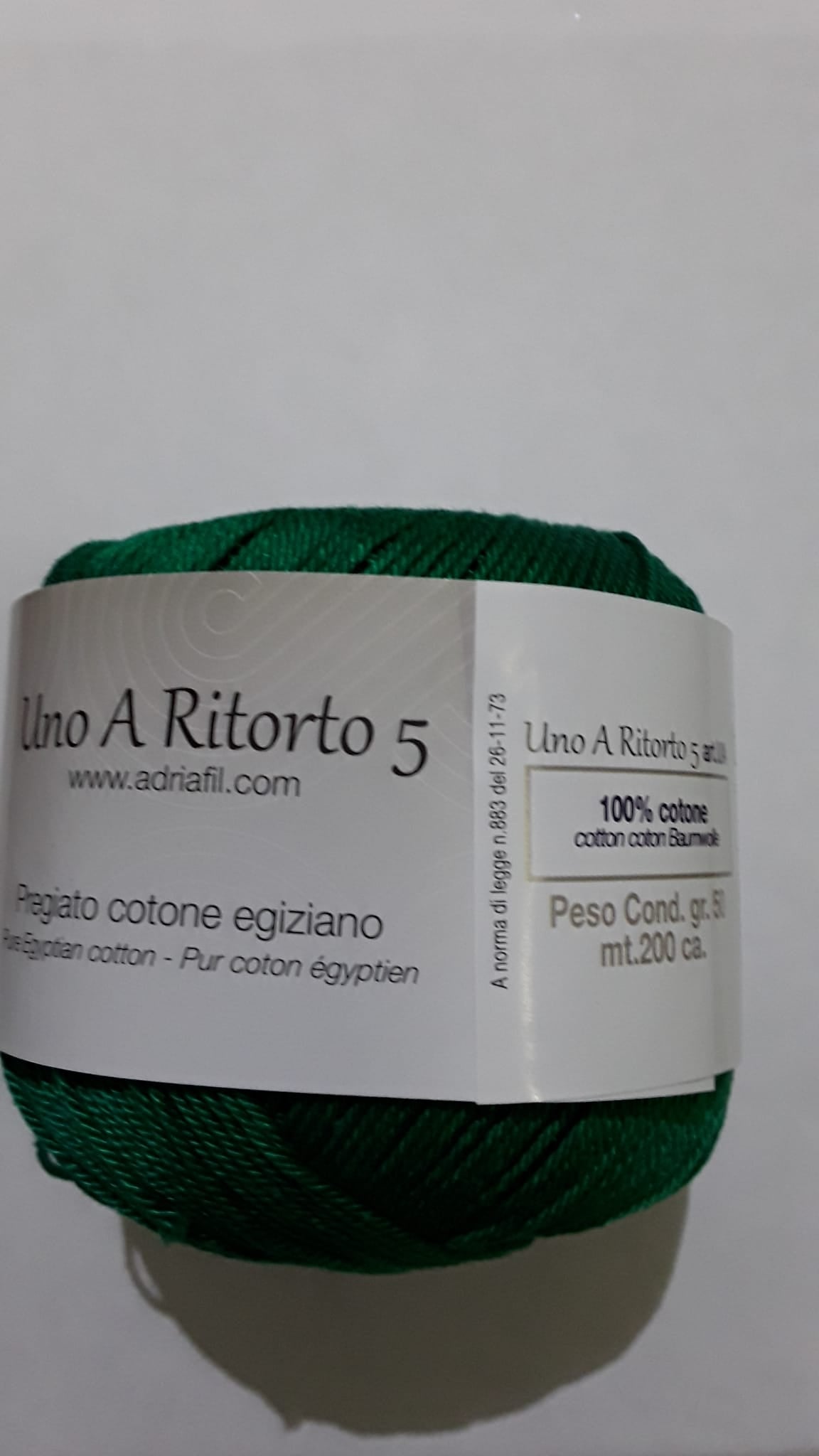 COTONE EGIZIANO UNO A 5