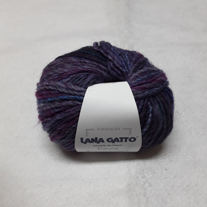 Gomitolo Misto Lana Davos, Marca Lana Gatto, 50 gr 90 mt, disponibile 4 colori