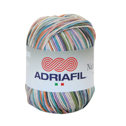 NATURAMA ADRIAFIL Filato 100%COTONE GOMITOLO DA 50 GR PER 125 METRI SI LAVORA CON FERRI/UNCINETTO 3,5/4,5
