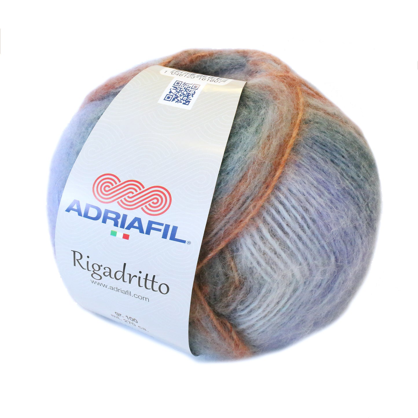 RIGADRITTO FILATO MULTICOLOR AUTORIGANTE GARZATO - 100 GR  270 M