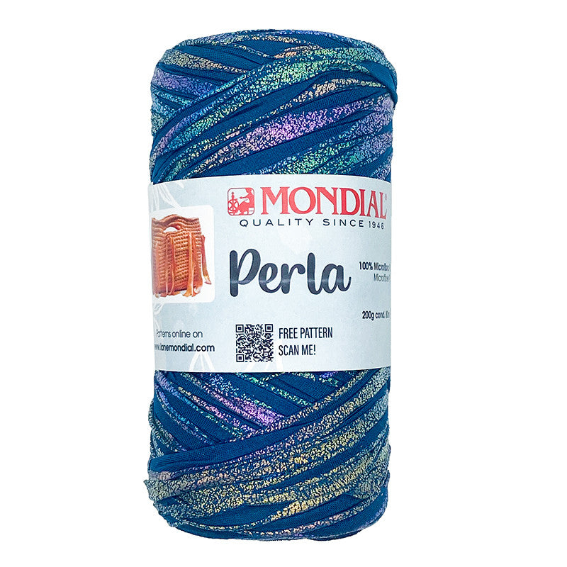FETTUCCIA PERLA MONDIAL ROCCA DA 200 GR PER 80 METRI SI LAVORA CON  UNCINETTO 8/9
