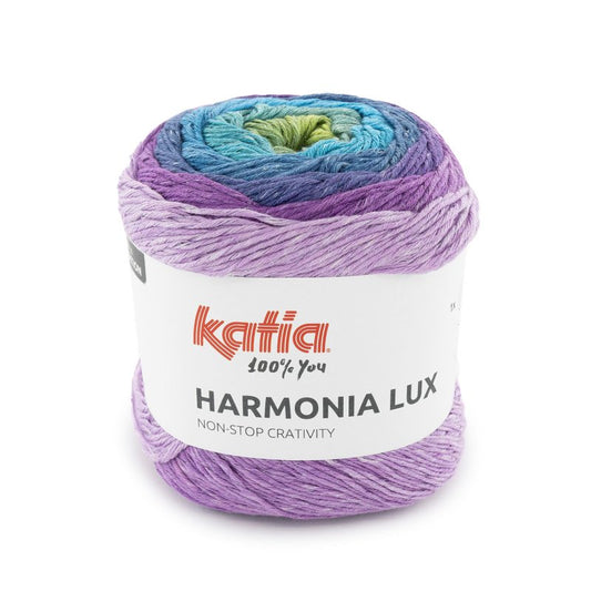 HARMONIA LUX KATIA GOMITOLO DA 150 GR PER 475 METRI FERRI/UNCINETTO 3,5/3
