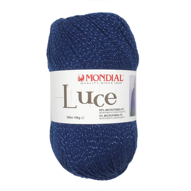 LUCE MONDIAL 100 GR PER 330 METRI 100% MICROFIBRA SI LAVORA CON IL 4,5