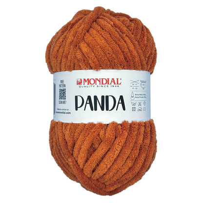 Panda filato in Ciniglia della Mondial gomitolone da 200 gr per 80 metri in morbida microfibra