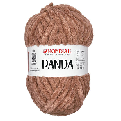 Panda filato in Ciniglia della Mondial gomitolone da 200 gr per 80 metri in morbida microfibra