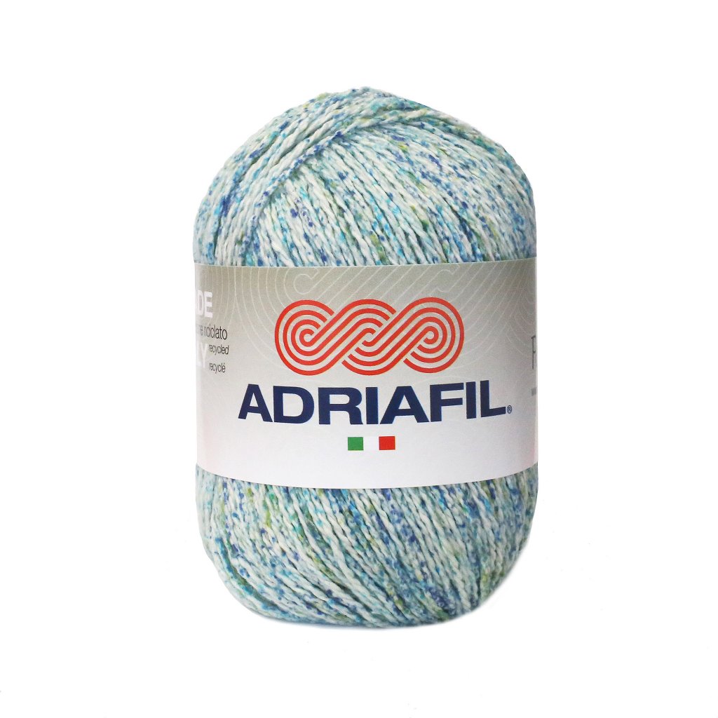 COTONE FENICE ADRIAFIL 80% COTONE RICICLATO 15% COTONE 5% ALTRE FIBRE GOMITOLO DA 50 GR PER 155 METRI SI LAVORA CON IL 3,5