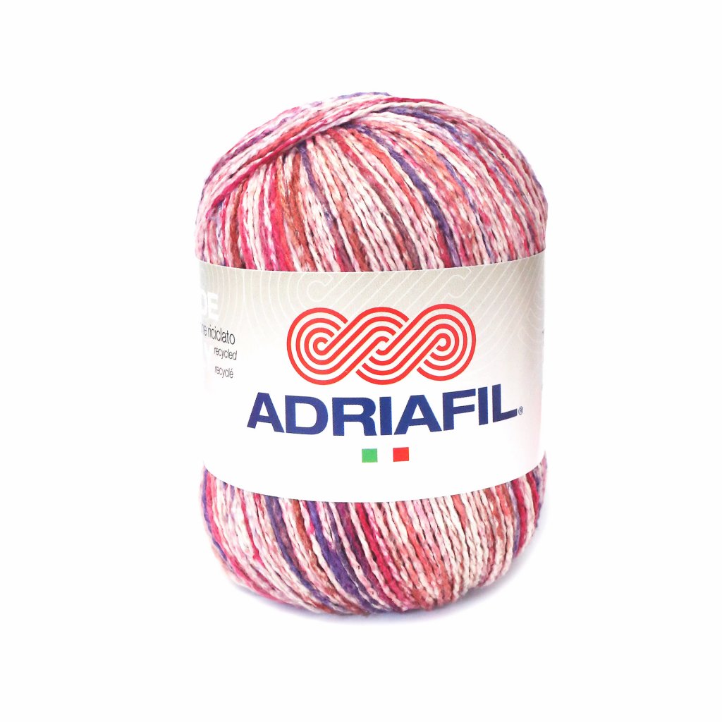 COTONE FENICE ADRIAFIL 80% COTONE RICICLATO 15% COTONE 5% ALTRE FIBRE GOMITOLO DA 50 GR PER 155 METRI SI LAVORA CON IL 3,5
