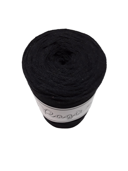 FETTUCCIA PIATTA DA 8 MM. RAGU' PER BORSE UNCINETTO GR.250 E METRI 70 80%COTONE RICICLATO E 20% POLIESTERE