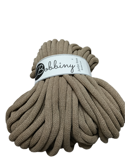 BOBBINY JUMBO FILATO IN CORDA DA 9 MM PER 30 METRI  PER BORSE, CESTE, TAPPETI,FASCIATOI E CULLE PER BAMBINI