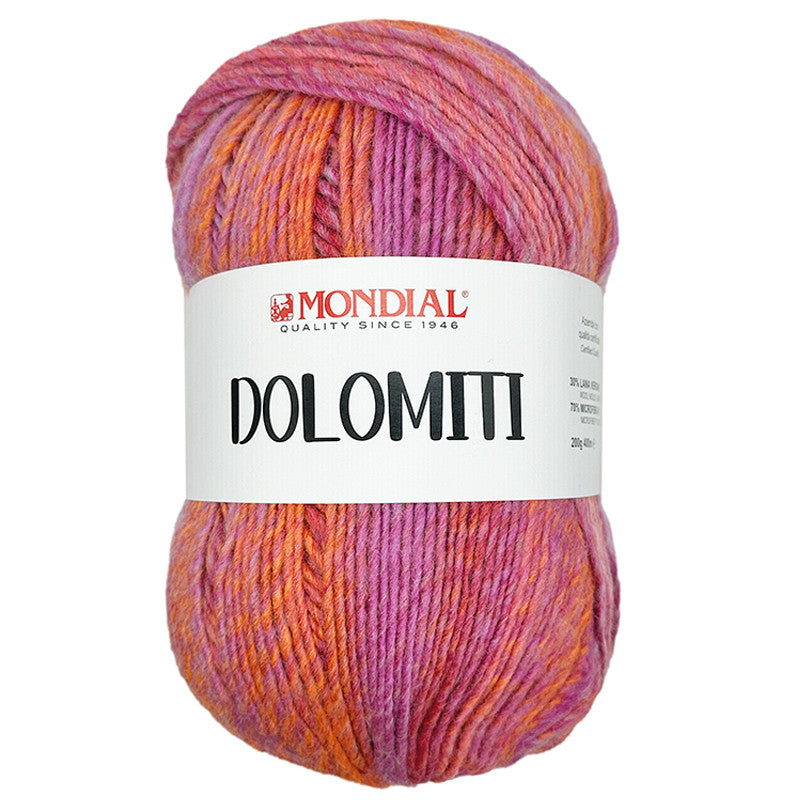 LANA DOLOMITI MONDIAL gomitoli da 200 gr per 400 metri 70% microfibra 30 % lana