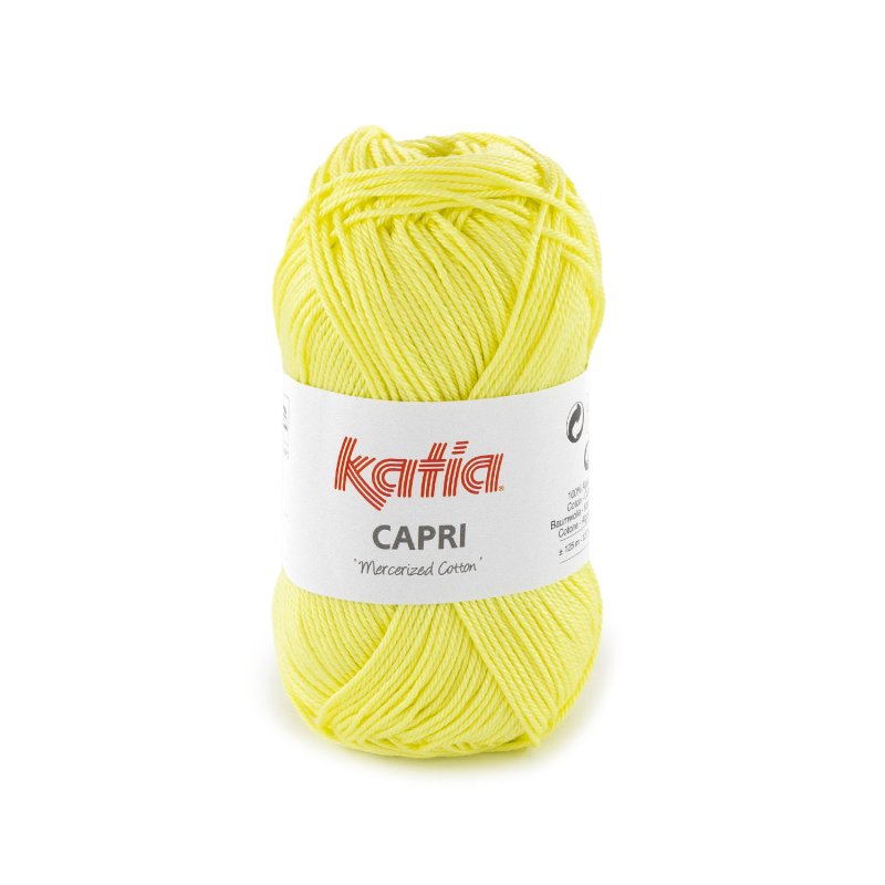 COTONE CAPRI KATIA 100% COTONE MERCERIZZATO DA 50 GR PER 125 METRI