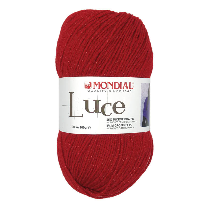 LUCE MONDIAL 100 GR PER 330 METRI 100% MICROFIBRA SI LAVORA CON IL 4,5