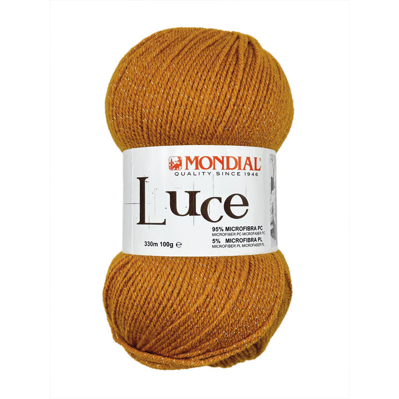 LUCE MONDIAL 100 GR PER 330 METRI 100% MICROFIBRA SI LAVORA CON IL 4,5