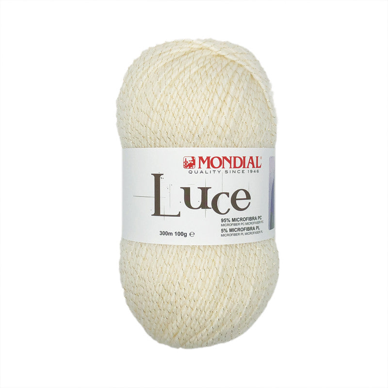 LUCE MONDIAL 100 GR PER 330 METRI 100% MICROFIBRA SI LAVORA CON IL 4,5