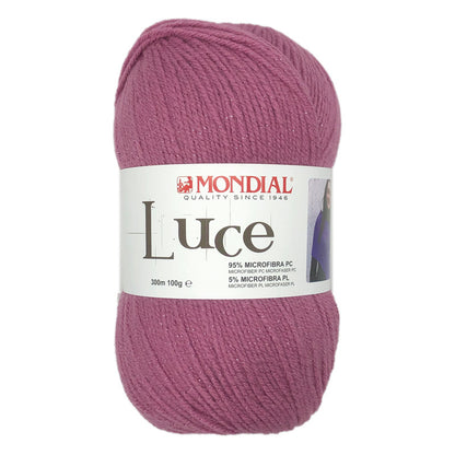 LUCE MONDIAL 100 GR PER 330 METRI 100% MICROFIBRA SI LAVORA CON IL 4,5