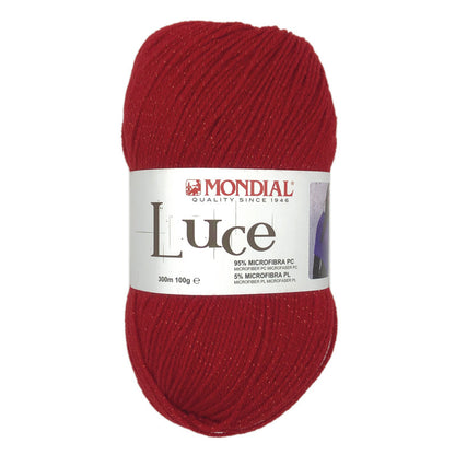 LUCE MONDIAL 100 GR PER 330 METRI 100% MICROFIBRA SI LAVORA CON IL 4,5