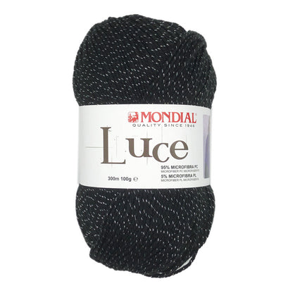 LUCE MONDIAL 100 GR PER 330 METRI 100% MICROFIBRA SI LAVORA CON IL 4,5