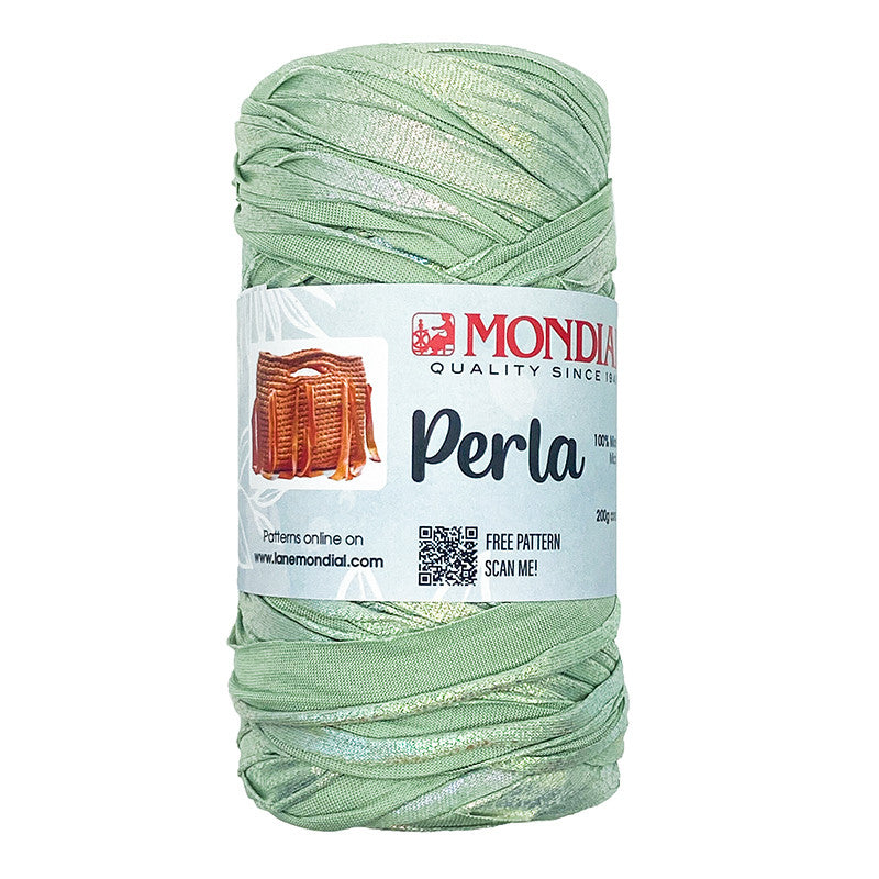 FETTUCCIA PERLA MONDIAL ROCCA DA 200 GR PER 80 METRI SI LAVORA CON  UNCINETTO 8/9