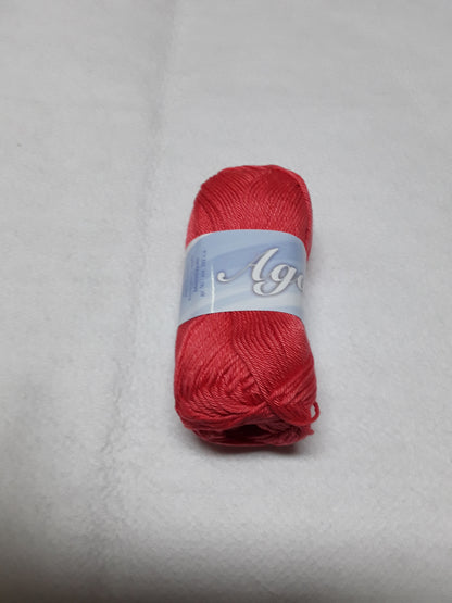 COTONE AGATA 50 GR PER 102 METRI COTONE GASATO MERCERIZZATO 100%