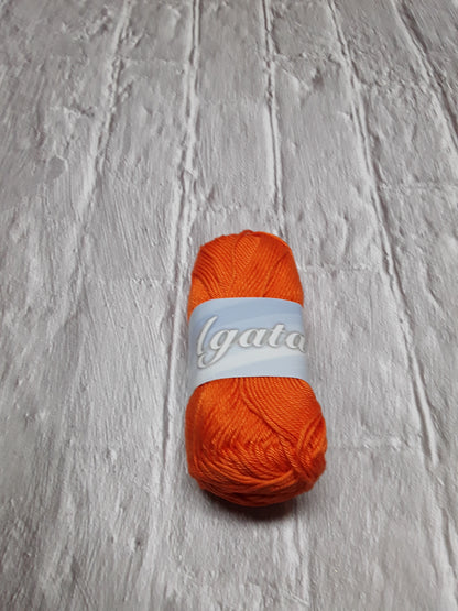 COTONE AGATA 50 GR PER 102 METRI COTONE GASATO MERCERIZZATO 100%