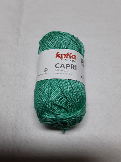 COTONE CAPRI KATIA 100% COTONE MERCERIZZATO DA 50 GR PER 125 METRI