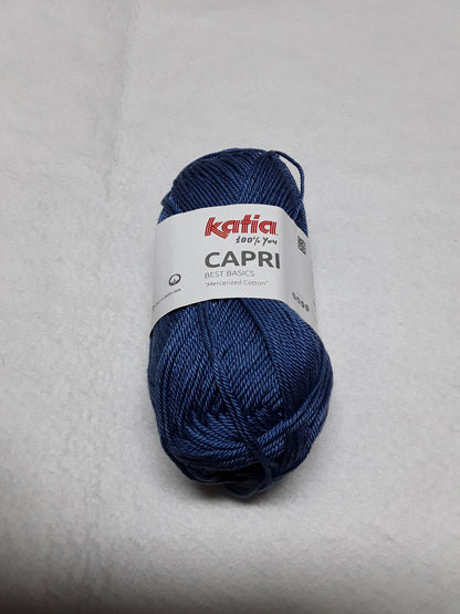 COTONE CAPRI KATIA 100% COTONE MERCERIZZATO DA 50 GR PER 125 METRI