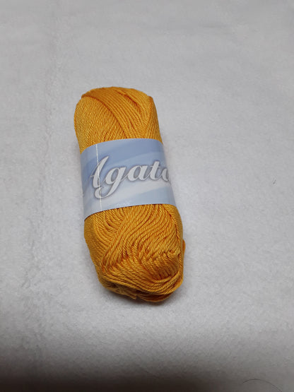 COTONE AGATA 50 GR PER 102 METRI COTONE GASATO MERCERIZZATO 100%