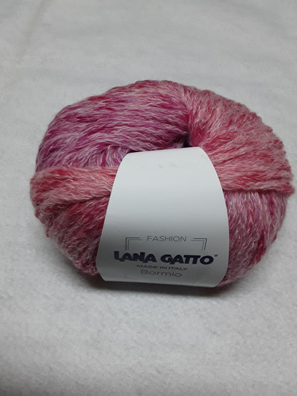Bormio Lana Gatto 63% lana 27%cotone  10%poliammide gomitolo 50g per 130 metri