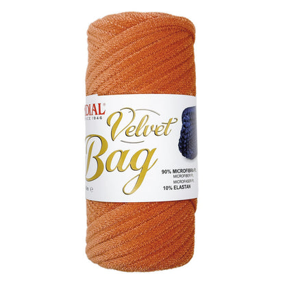 Filato Velvet Bag Lane Mondial - Fettuccia Tubolare in Velluto per Borse all'Uncinetto (200g)