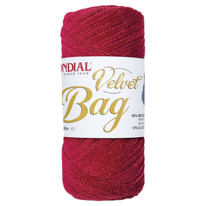 Filato Velvet Bag Lane Mondial - Fettuccia Tubolare in Velluto per Borse all'Uncinetto (200g)